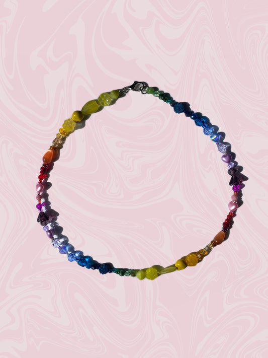 Glistening Rainbow Necklace