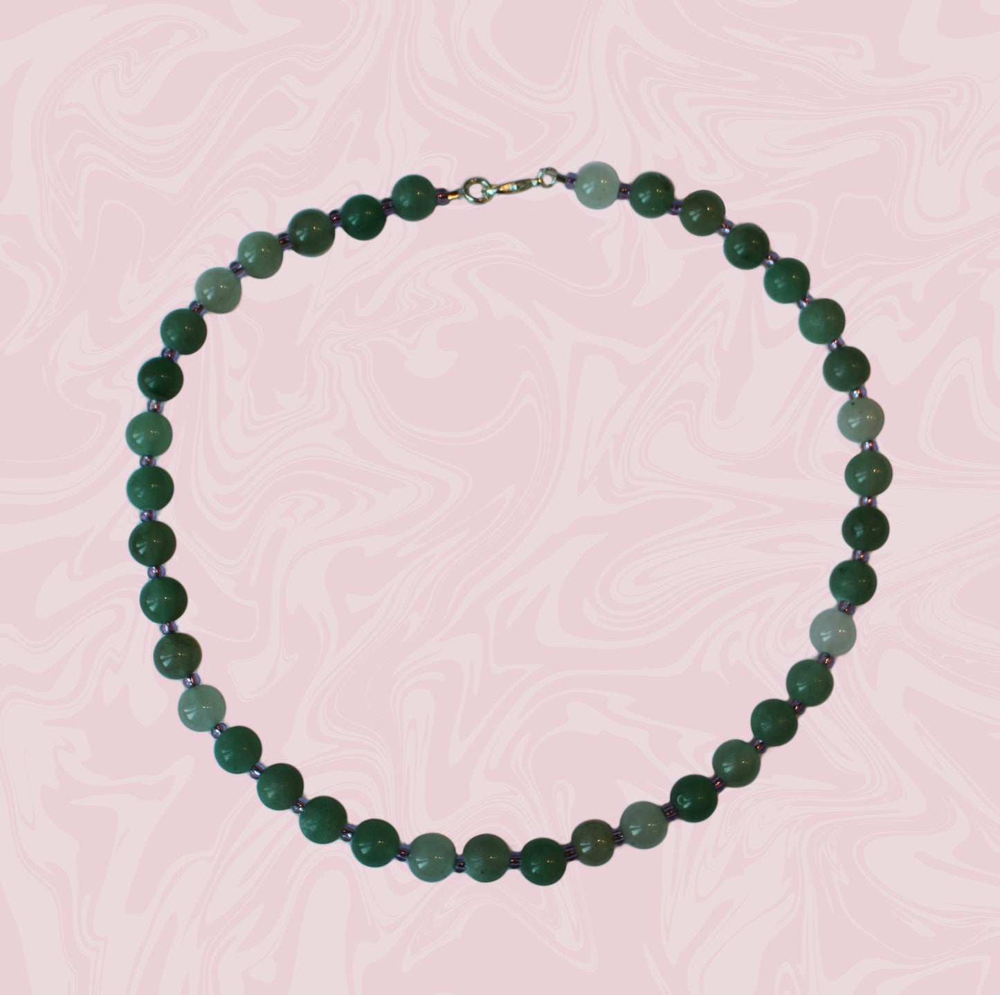 Aventurine Large Bubble Necklace