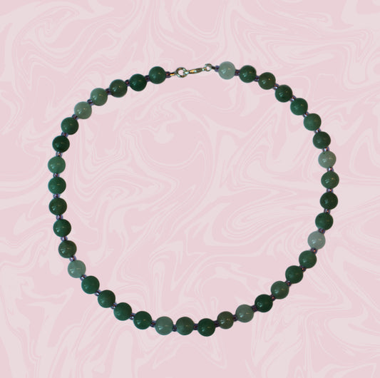 Aventurine Large Bubble Necklace